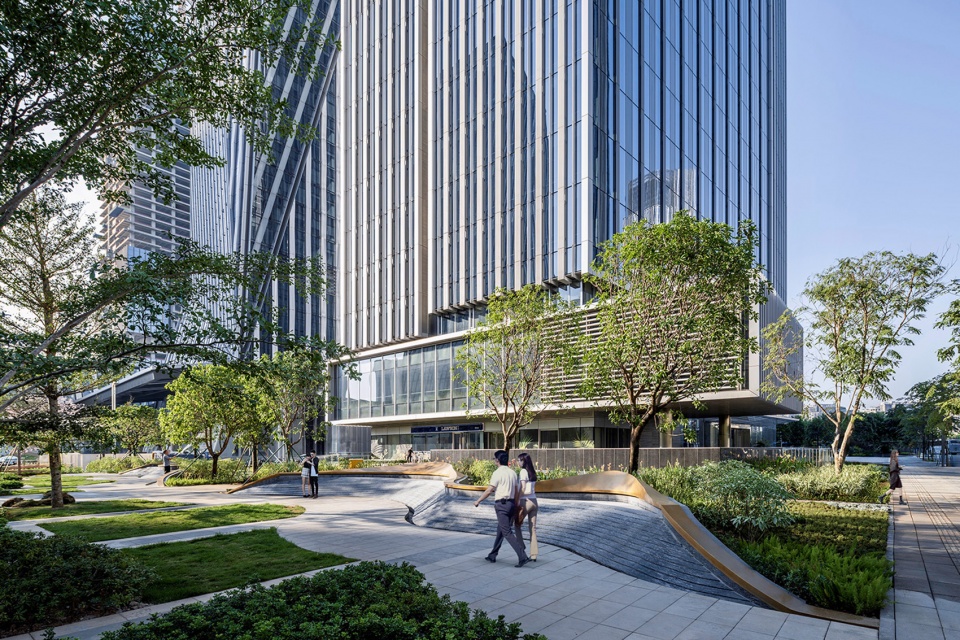 cofco qianhai innovation center headquarters complex by goettsch partners