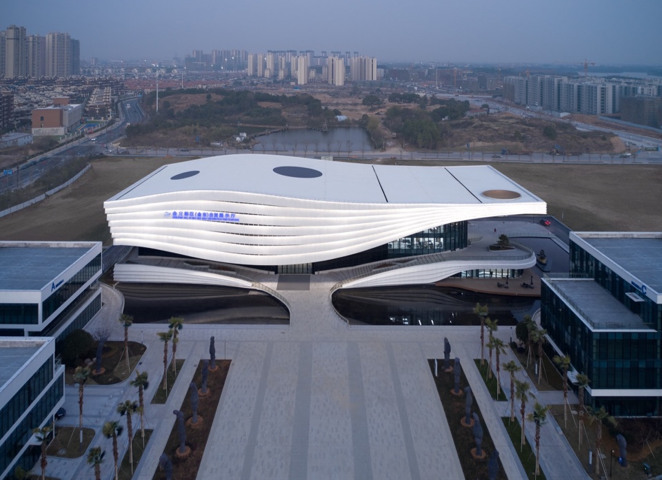 The Temporary Exhibition Hall of Jinyi Free Trade Zone by China United Engineering Corporation Limited