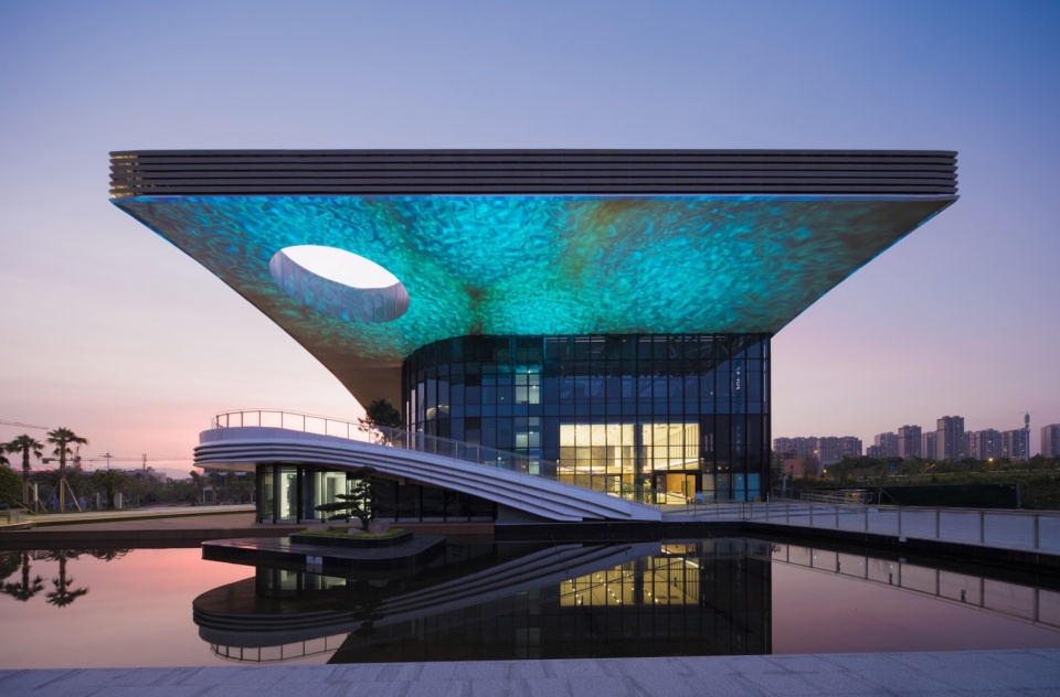 The Temporary Exhibition Hall of Jinyi Free Trade Zone by China United Engineering Corporation Limited