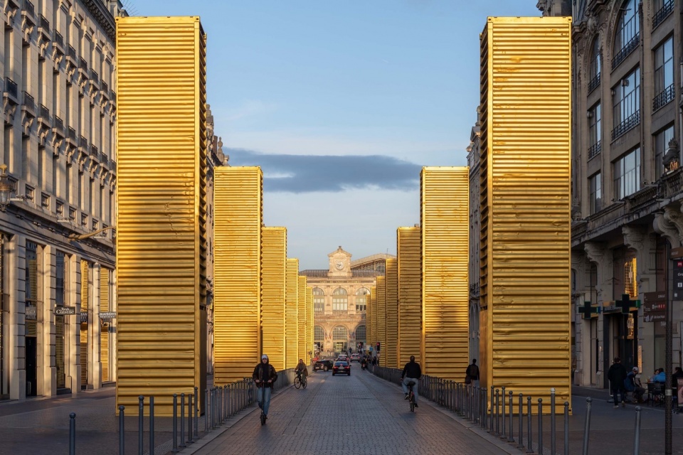 Golden Monoliths by SpY