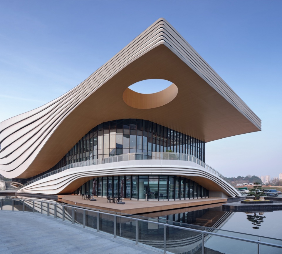 The Temporary Exhibition Hall of Jinyi Free Trade Zone by China United Engineering Corporation Limited