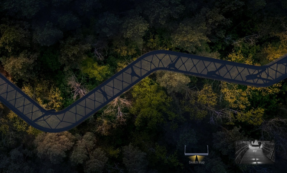 Guangzhou Baiyun Mountain Moxing Summit Scenic Elevator and Walkway