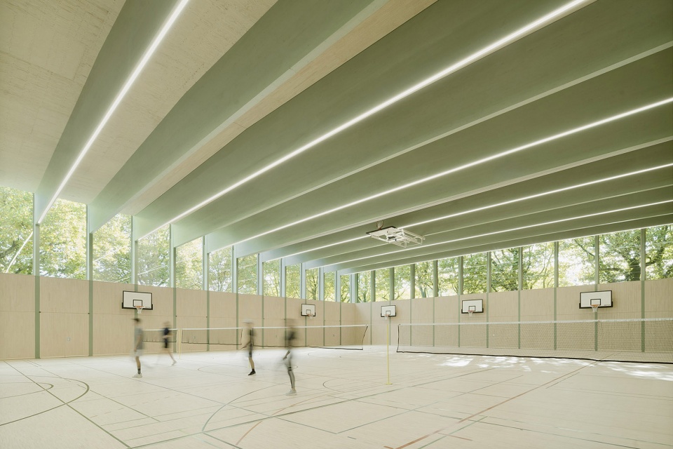 sports hall wangen by steimle architekten