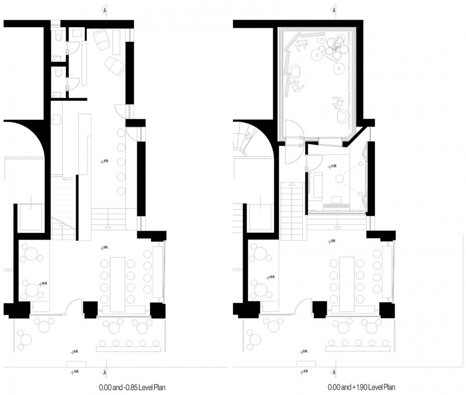 Ring Music Studio Living Room by Uygur Architects 拷贝