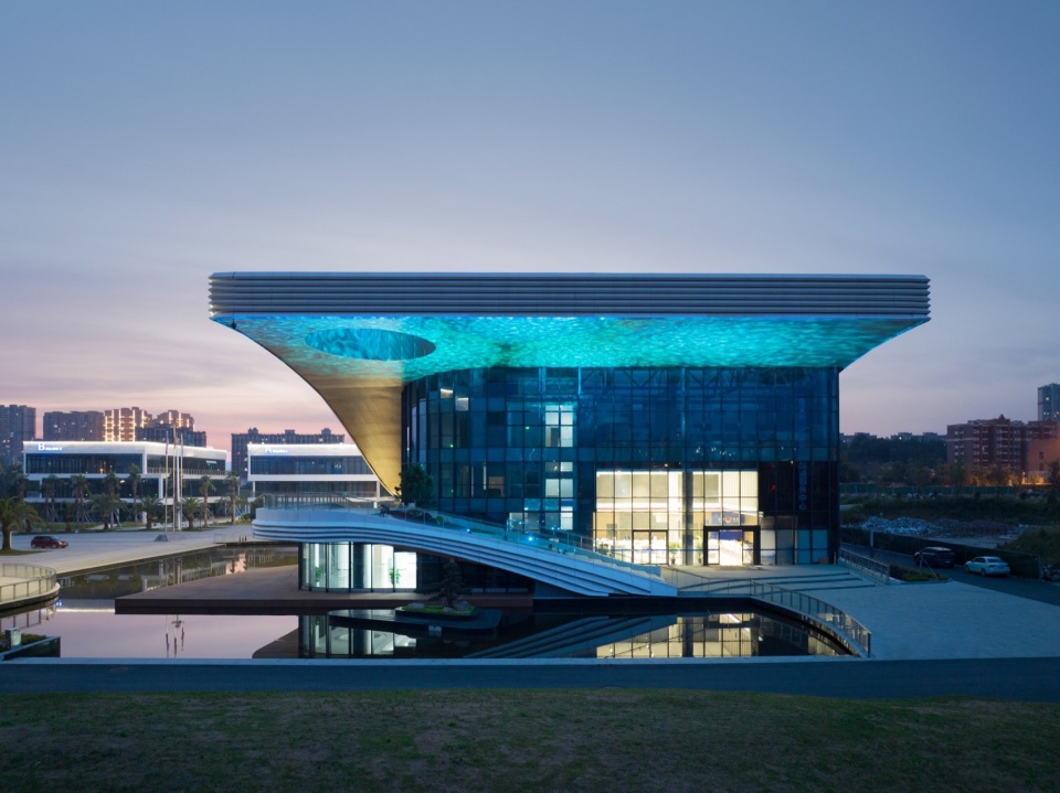 The Temporary Exhibition Hall of Jinyi Free Trade Zone by China United Engineering Corporation Limited