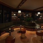 希尔顿逸林酒店用餐区，蒙特利尔 / Atelier Zébulon Perron
