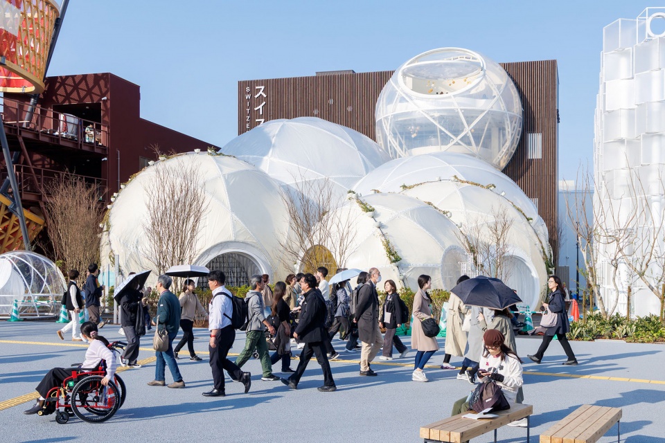 swiss pavilion for osaka 2025 by manuel herz architects