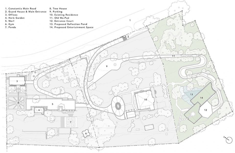 Planted Pavilion Malan Vorster Architecture Interior Design