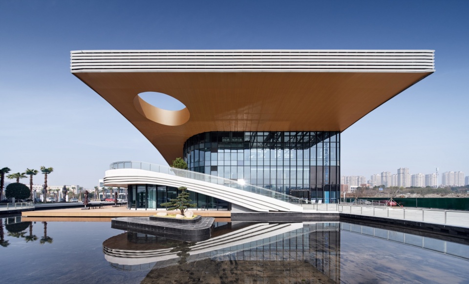 The Temporary Exhibition Hall of Jinyi Free Trade Zone by China United Engineering Corporation Limited