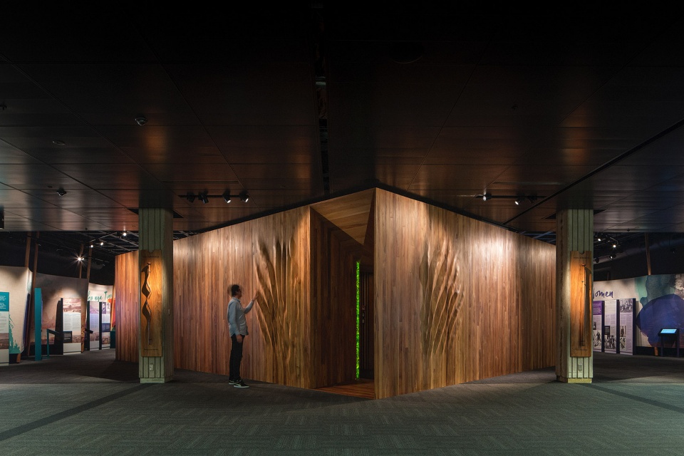 he tohu exhibition by studio pacific architecture