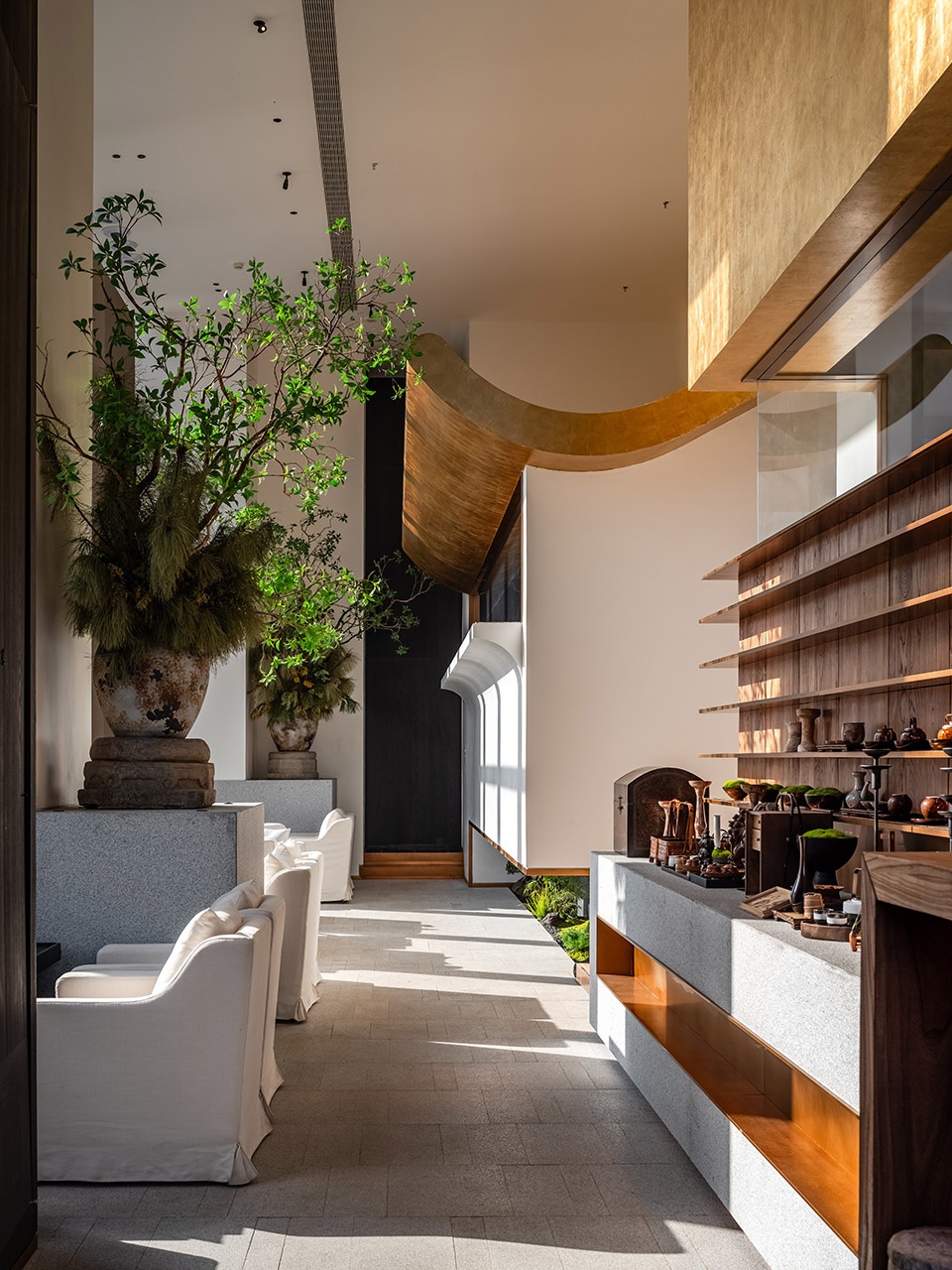 xiao teahouse by guo xin space design xian