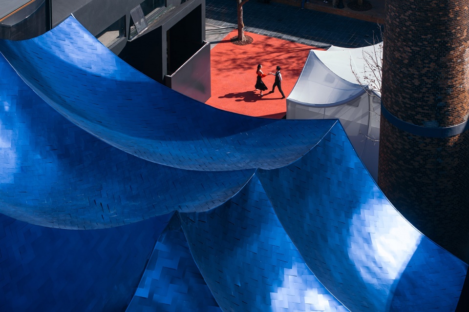 Blue Hills and White Cliffs China by Wutopia Lab