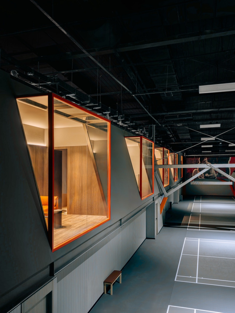 Sports socialization center on Furniture City HYPER OXGEN by officePROJECT