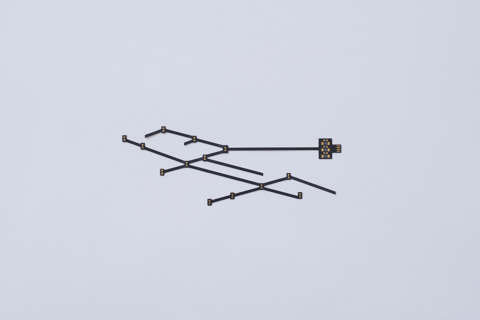 ants and constellations in the solo exhibition dots by yoy