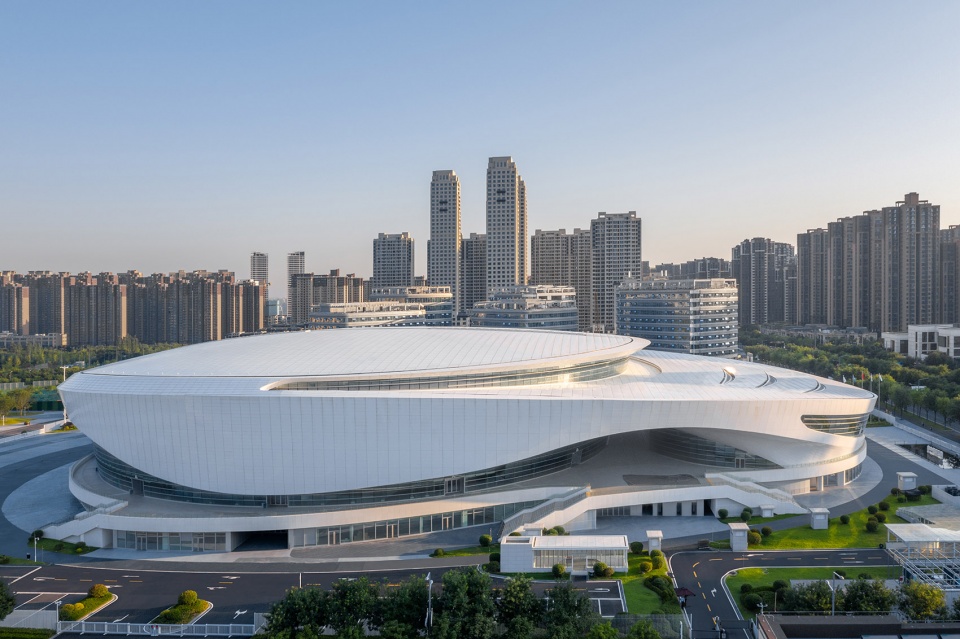 xian qujiang sports complex by aedas