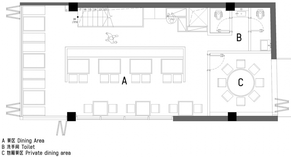 2F平面布置图2F Floor Plan©TRA Studio