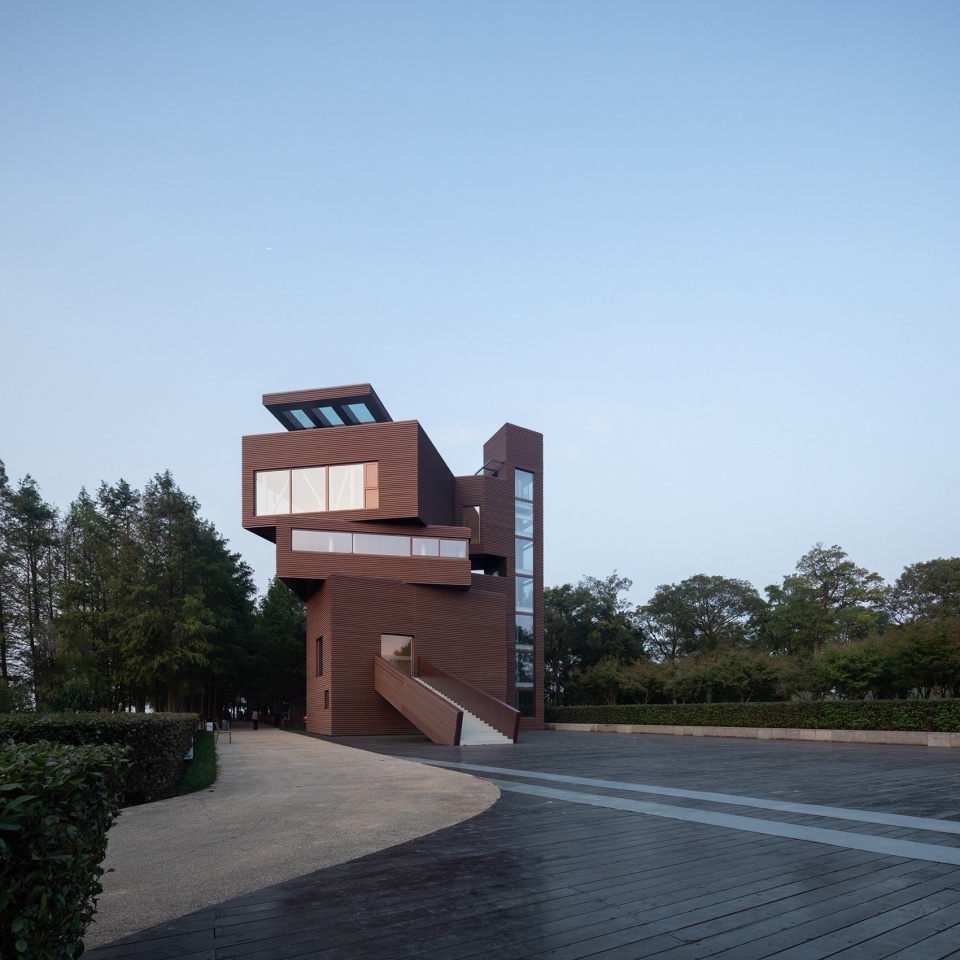 Xilu Garden Observation Tower by atelier mearc