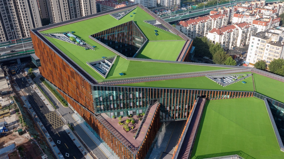 the qingdao inspur big data center by biad malong architects