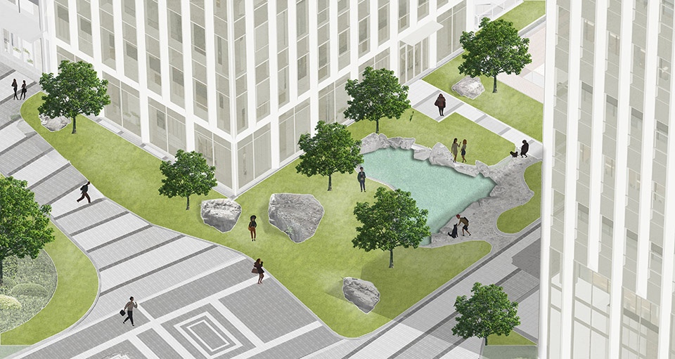 jiading yuanxiang lake central district landscape by weimar group