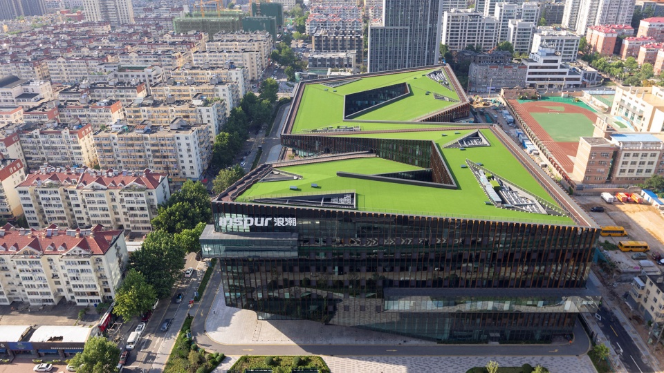the qingdao inspur big data center by biad malong architects