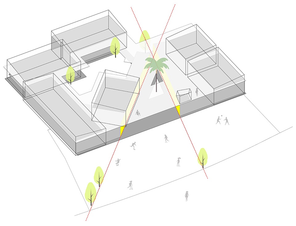earth hugging duke plaza by edge architect