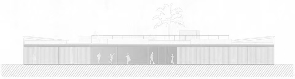 earth hugging duke plaza by edge architect