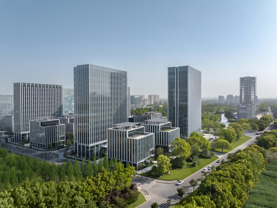 jiading yuanxiang lake central district landscape by weimar group