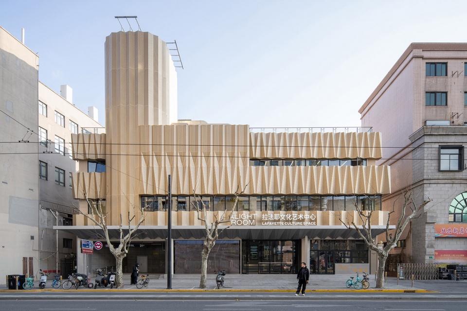 lafayette culture center renovation by they architects