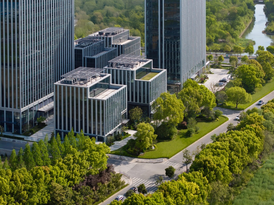 jiading yuanxiang lake central district landscape by weimar group