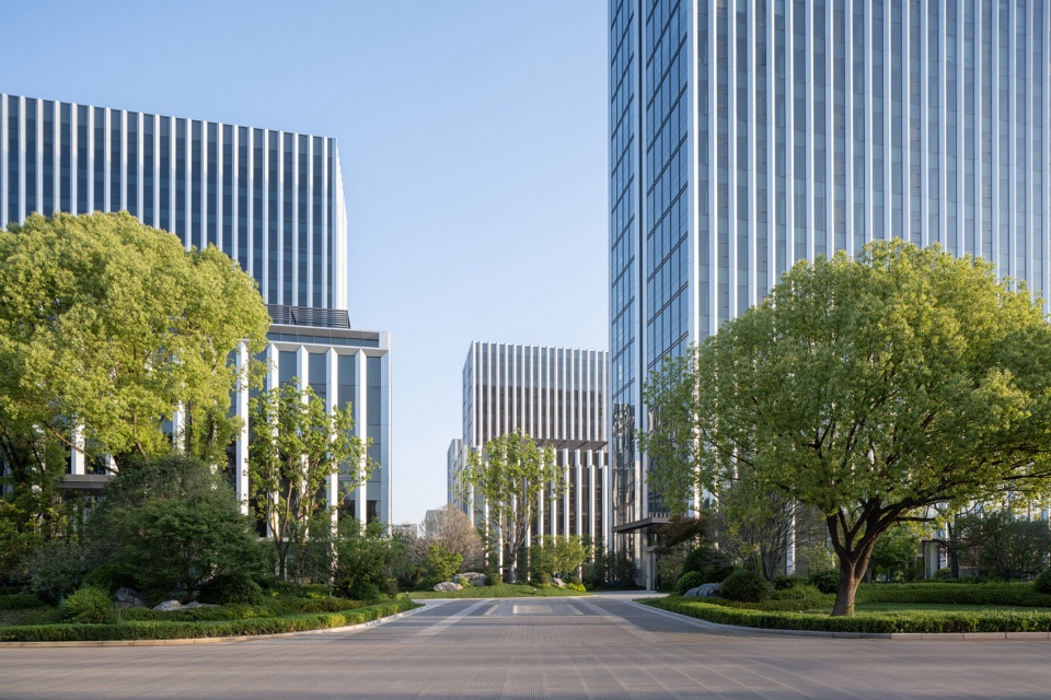 jiading yuanxiang lake central district landscape by weimar group