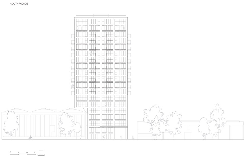 fresh residential tower by kaan architecten