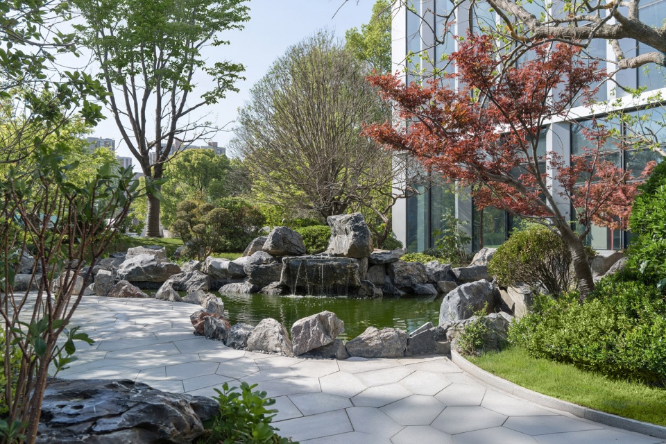jiading yuanxiang lake central district landscape by weimar group