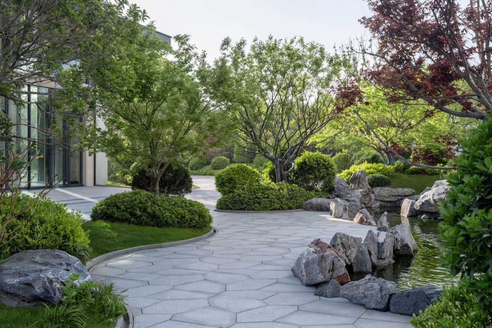 jiading yuanxiang lake central district landscape by weimar group