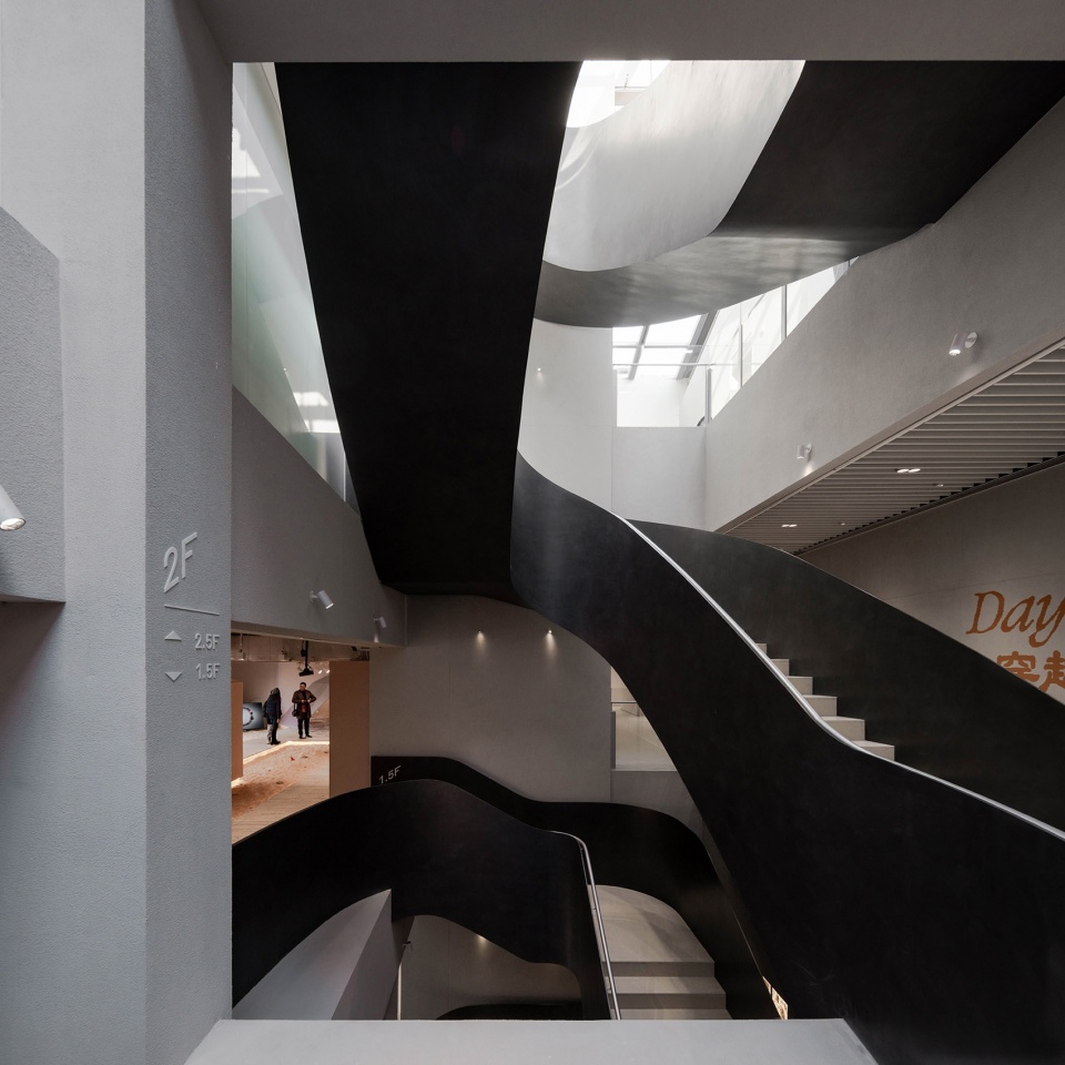 lafayette culture center renovation by they architects