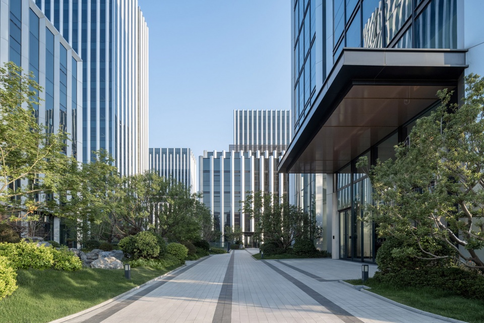 jiading yuanxiang lake central district landscape by weimar group