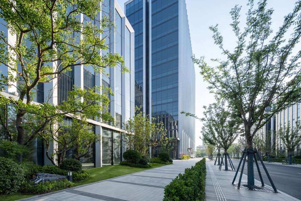 jiading yuanxiang lake central district landscape by weimar group
