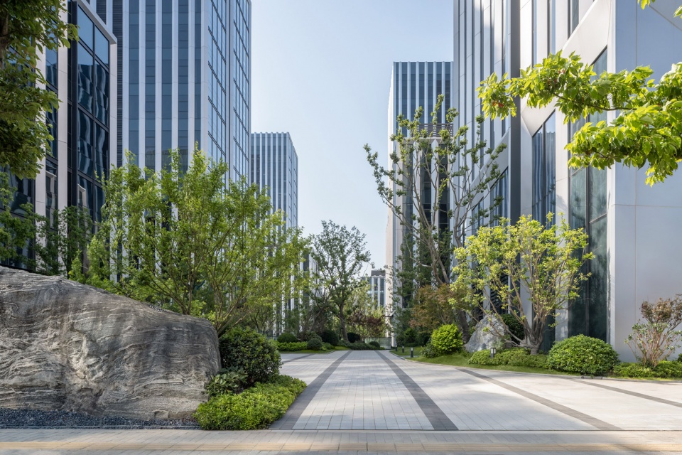 jiading yuanxiang lake central district landscape by weimar group