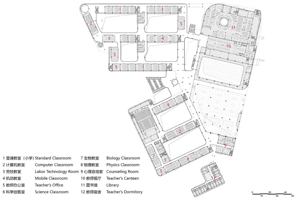 Shenzhen Middle School Guangming Science City School by Atelier Global