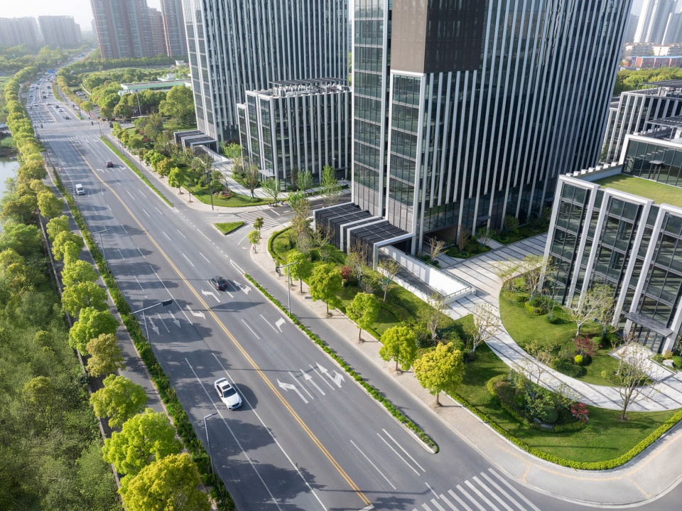 jiading yuanxiang lake central district landscape by weimar group