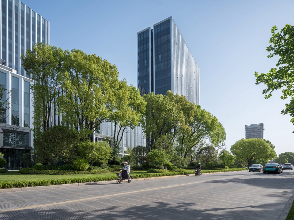 jiading yuanxiang lake central district landscape by weimar group
