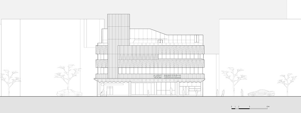 lafayette culture center renovation by they architects