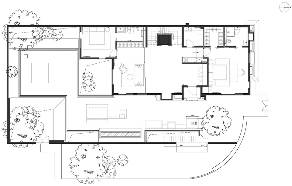 house m by atelier about architecture