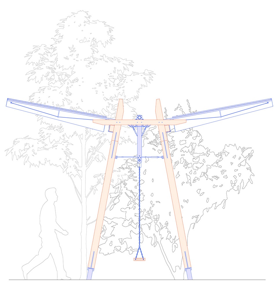 unfurl installation by enlightenarch studio