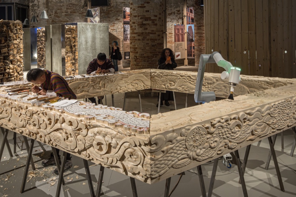 BIG PRESENTS ANCIENT FUTURE BRIDGING BHUTAN S TRADITION INNOVATION AT LA BIENNALE ARCHITETTURA 2025
