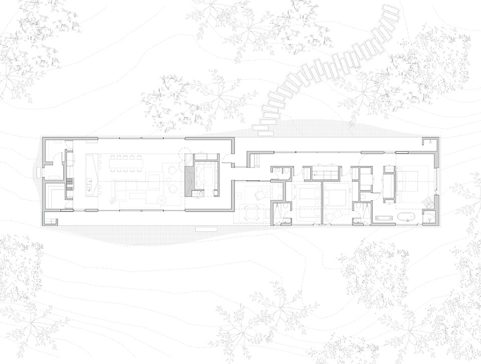 ridge house and barn by worrell yeung