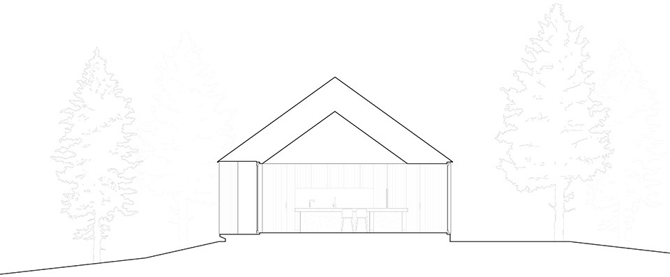 ridge house and barn by worrell yeung