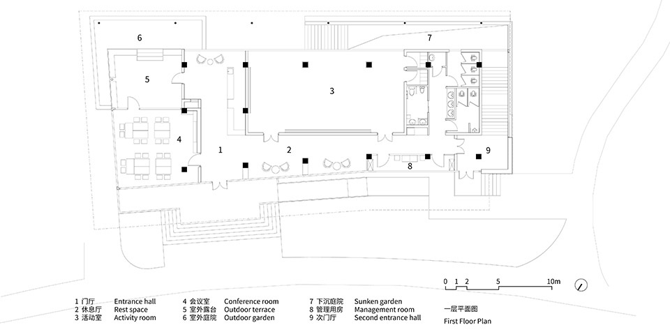 two public service station in gubei community by atelier archmixing