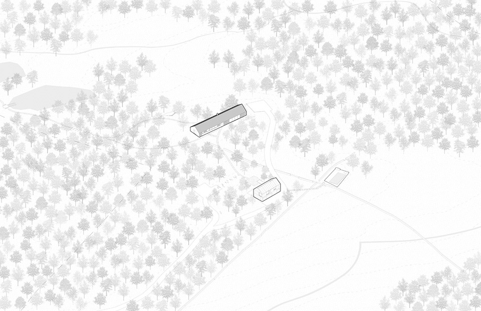 ridge house and barn by worrell yeung