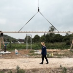 展翅-户外临时装置设计，湖州 / 借光实践建筑设计工作室