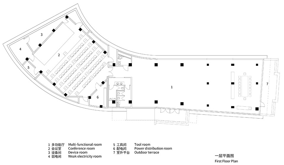 two public service station in gubei community by atelier archmixing